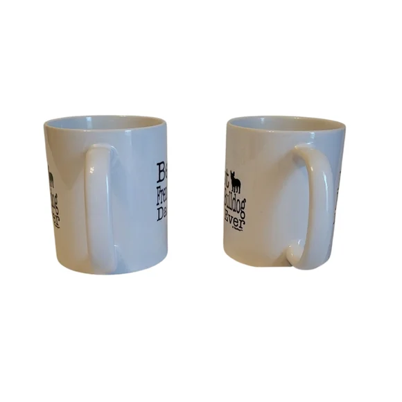 NEW Best French Bulldog Dad and Mom Ever 11oz Mugs - Picture 2 of 6